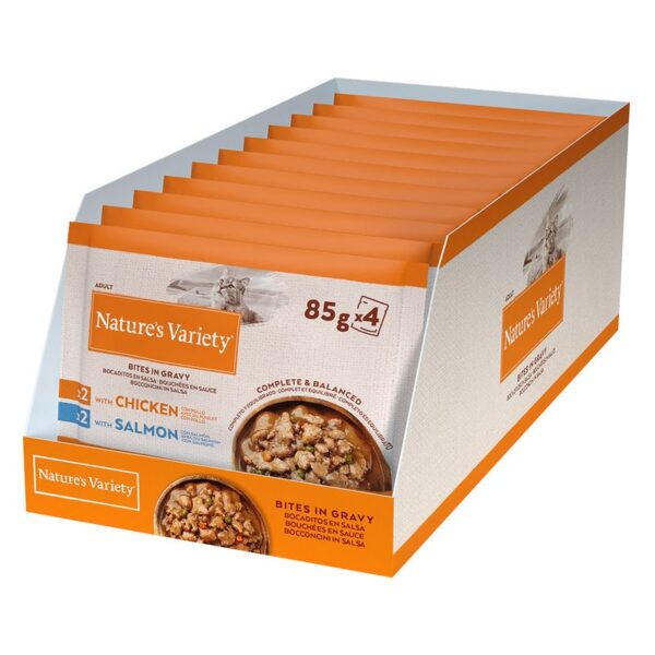 Nature's Variety Cat Flowpack Pollo e Salmone - 4X85 g - immagine 2