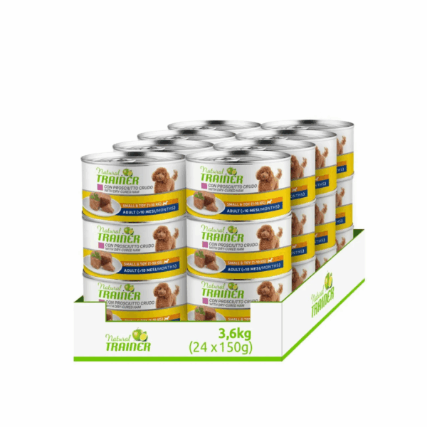 Natural Trainer Dog Small&Toy Adult Prosciutto Crudo - 150 g - immagine 3