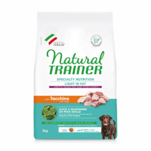 Natural Trainer Dog Specialty Nutrition Light in Fat Medium&Maxi Adult Tacchino - 3 kg