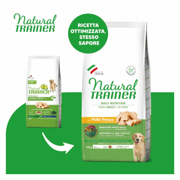 Natural Trainer Dog Daily Nutrition Maxi Adult Pollo - 12 kg - immagine 3