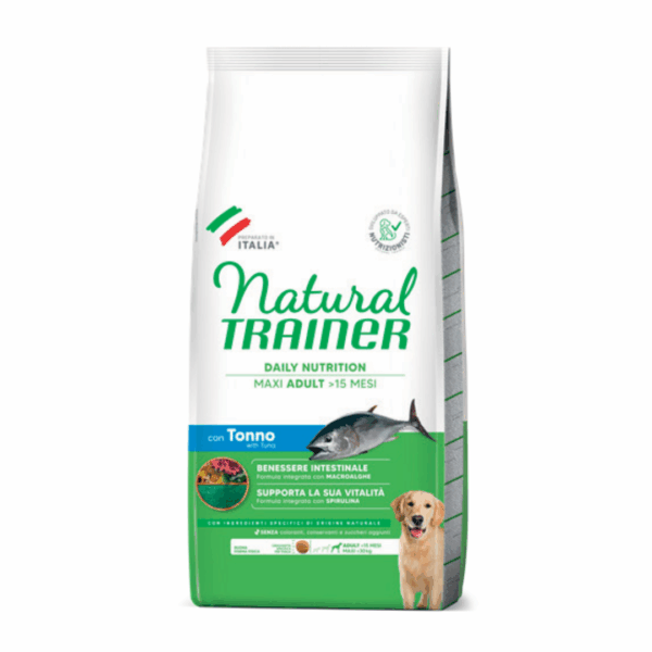 Natural Trainer Dog Daily Nutrition Maxi Adult Tonno - 12 kg - immagine 2