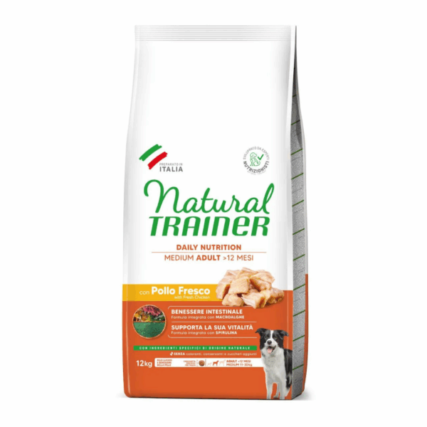 Natural Trainer Dog Daily Nutrition Medium Adult Pollo - 12 kg - immagine 2