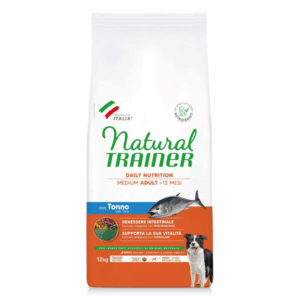 Natural Trainer Dog Daily Nutrition Medium Adult Tonno - 12 kg