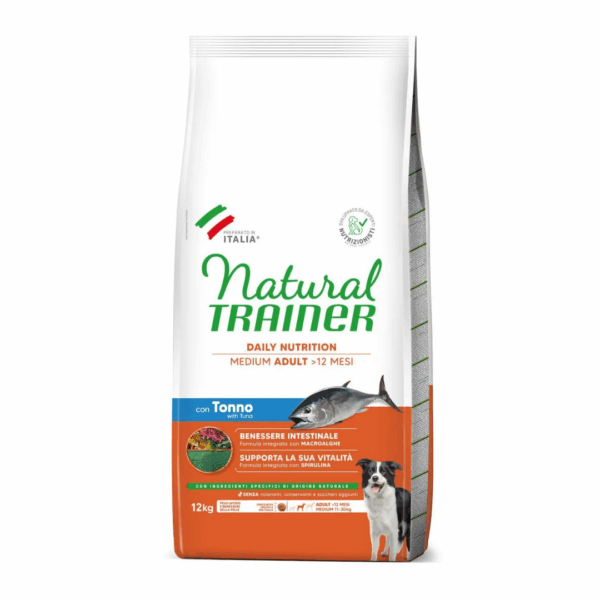 Natural Trainer Dog Daily Nutrition Medium Adult Tonno - 12 kg - immagine 2