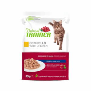Natural Trainer Cat Adult Bocconcini in Salsa Pollo - 85 g