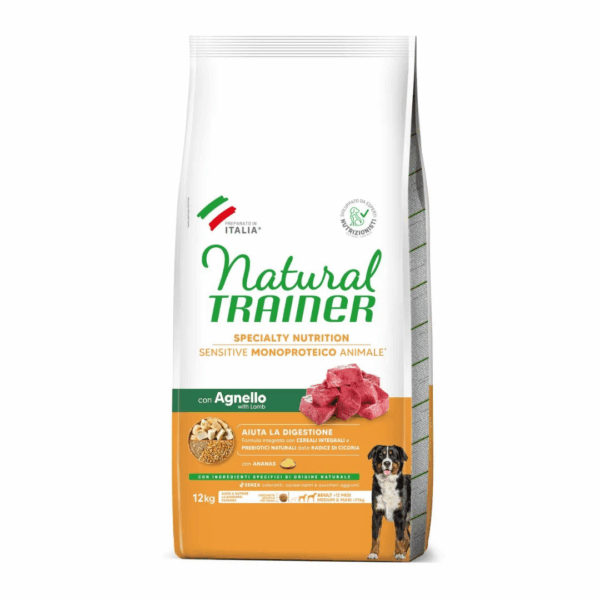 Natural Trainer Dog Specialty Nutrition Sensitive Medium&Maxi Adult Agnello – 12 kg - immagine 2