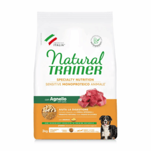 Natural Trainer Dog Specialty Nutrition Sensitive Medium&Maxi Adult Agnello – 3 kg