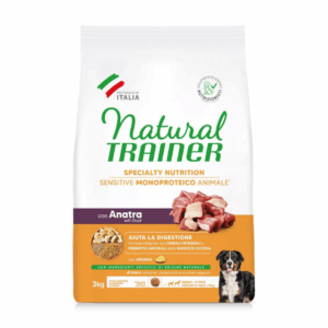 Natural Trainer Dog Specialty Nutrition Sensitive Medium&Maxi Adult Anatra – 3 kg