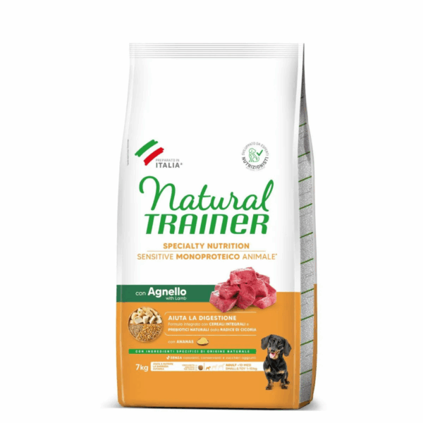 Natural Trainer Dog Specialty Nutrition Sensitive Small&Toy Adult Agnello - 7 kg - immagine 2