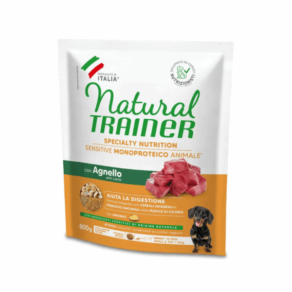 Natural Trainer Dog Specialty Nutrition Sensitive Small&Toy Adult Agnello - 800 g - immagine 2