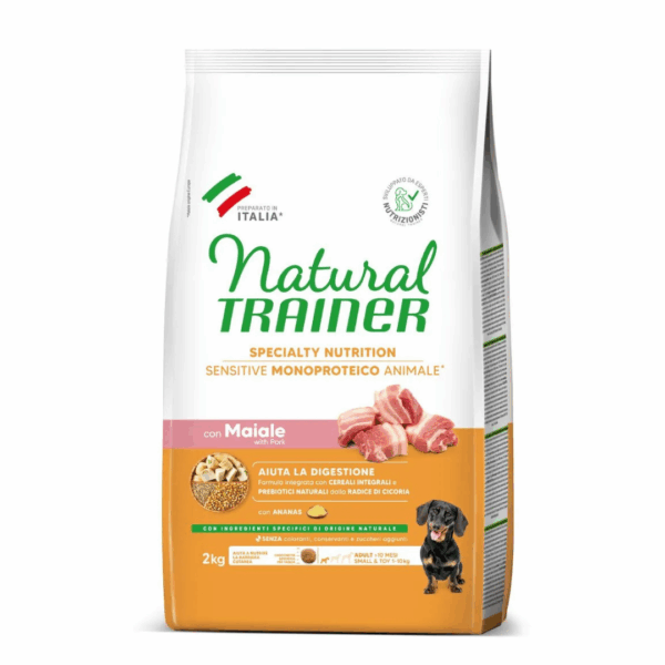 Natural Trainer Dog Specialty Nutrition Sensitive Small&Toy Adult Maiale - 2 kg - immagine 2