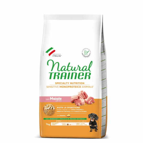 Natural Trainer Dog Specialty Nutrition Sensitive Small&Toy Adult Maiale - 7 kg - immagine 2
