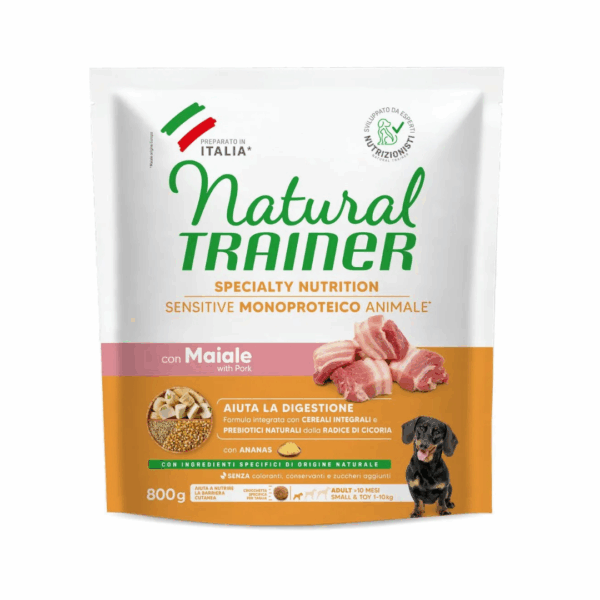Natural Trainer Dog Specialty Nutrition Sensitive Small&Toy Adult Maiale - 800 g