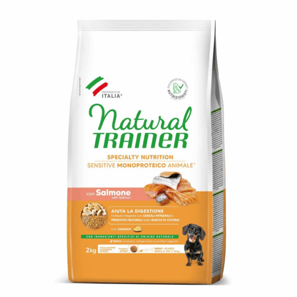 Natural Trainer Dog Specialty Nutrition Sensitive Small&Toy Adult Salmone - 2 kg - immagine 2