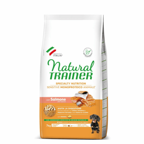 Natural Trainer Dog Specialty Nutrition Sensitive Small&Toy Adult Salmone - 7 kg - immagine 2