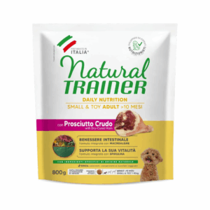 Natural Trainer Dog Daily Nutrition Small&Toy Adult Prosciutto Crudo - 800 g