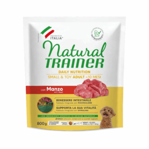 Natural Trainer Dog Daily Nutrition Small&Toy Adult Manzo - 800 g