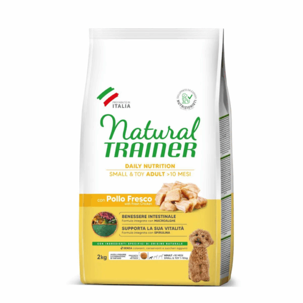 Natural Trainer Dog Daily Nutrition Small&Toy Adult Pollo - 2 kg - immagine 2
