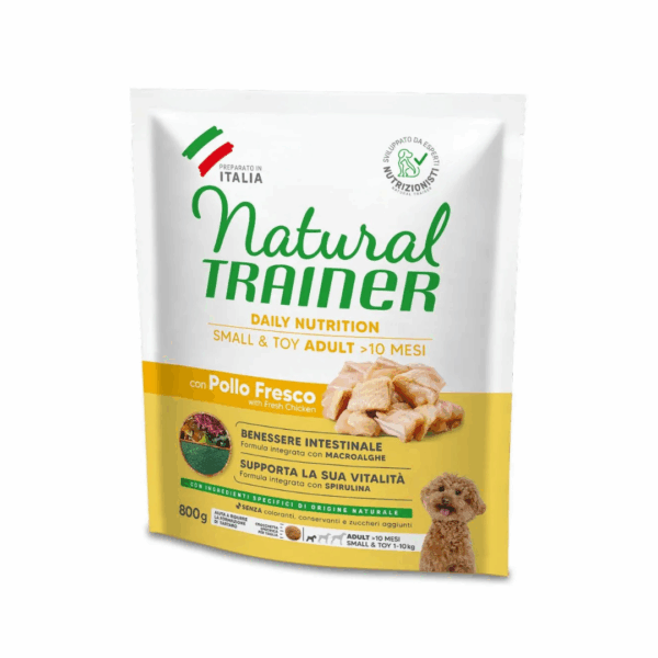 Natural Trainer Dog Daily Nutrition Small&Toy Adult Pollo - 800 g - immagine 2
