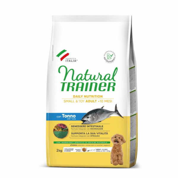 Natural Trainer Dog Daily Nutrition Small&Toy Adult Tonno -  2 kg - immagine 2