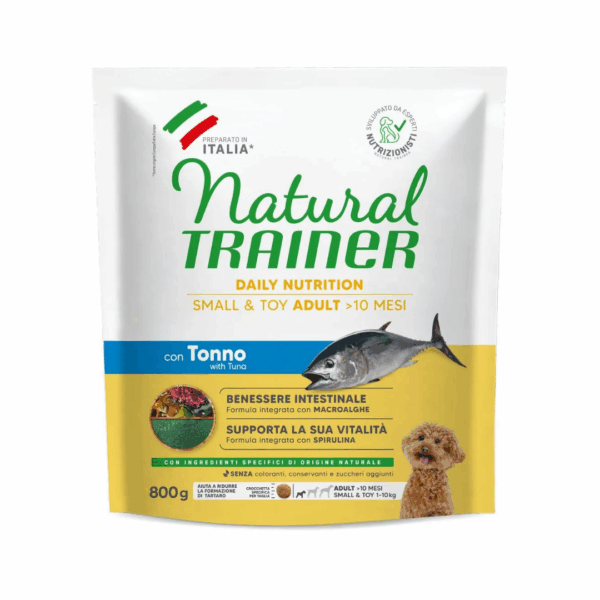 Natural Trainer Dog Daily Nutrition Small&Toy Adult Tonno -  800 g