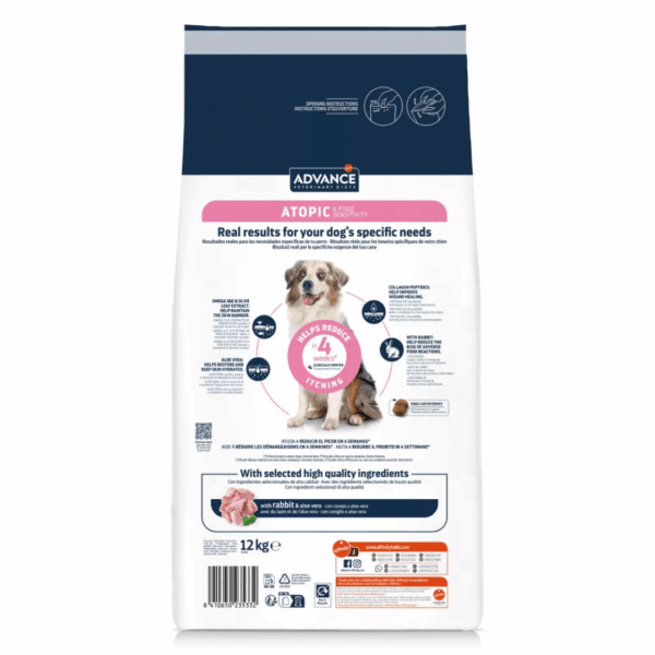 Advance Veterinary Diets Dog Atopic Coniglio - 12 kg - immagine 2