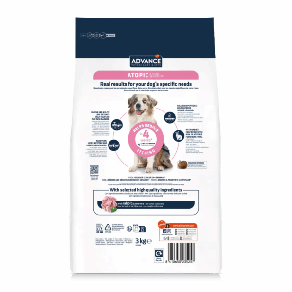 Advance Veterinary Diets Dog Atopic Coniglio - 3 kg - immagine 2