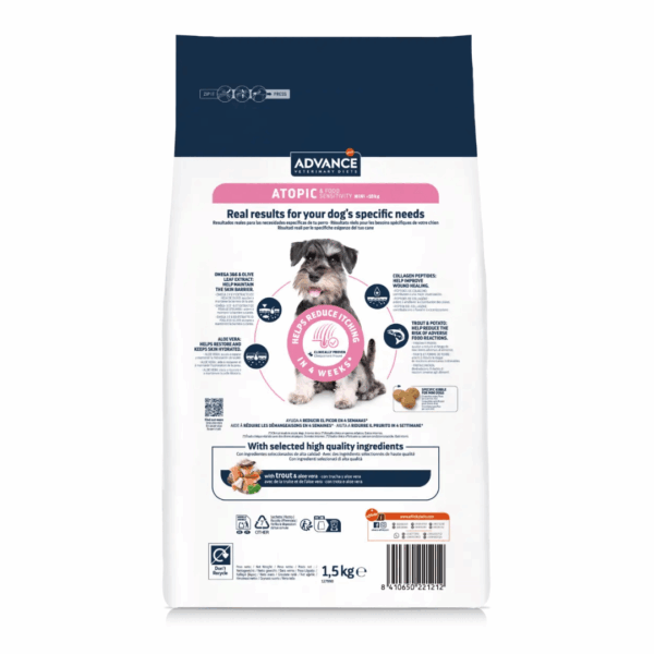 Advance Veterinary Diets Dog Atopic Mini Trota - 1,5 kg - immagine 2
