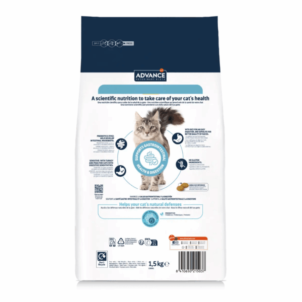 Advance Veterinary Diets Cat Gastroenteric Sensitive - 1,5 kg - immagine 2