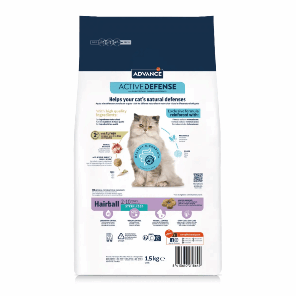 Advance Cat Hairball Adult Sterilized - 1,5 kg - immagine 2