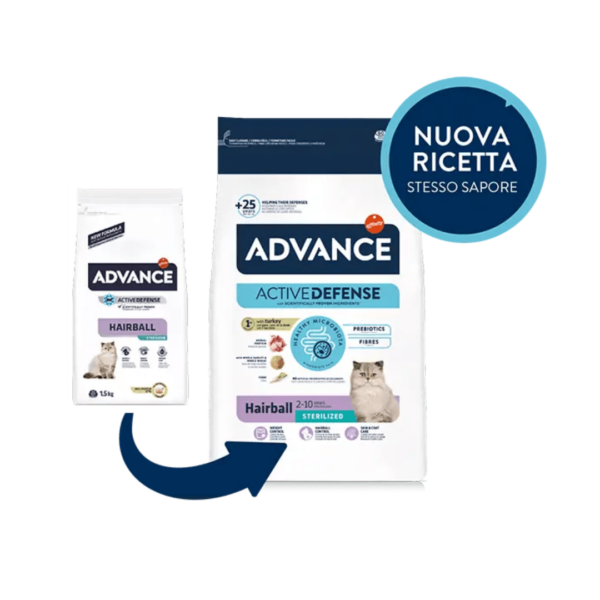 Advance Cat Hairball Adult Sterilized - 1,5 kg - immagine 3