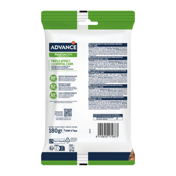 Advance Dog Dental Care Stick Medium&Maxi - 180 g - immagine 2