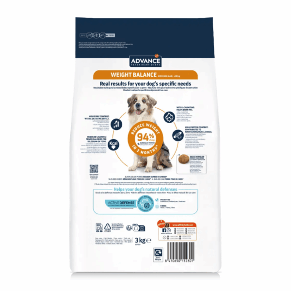 Advance Veterinary Diets Dog Weight Balance Medium&Maxi - 3 kg - immagine 2