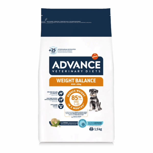 Advance Veterinary Diets Dog Weight Balance Mini - 1,5 kg