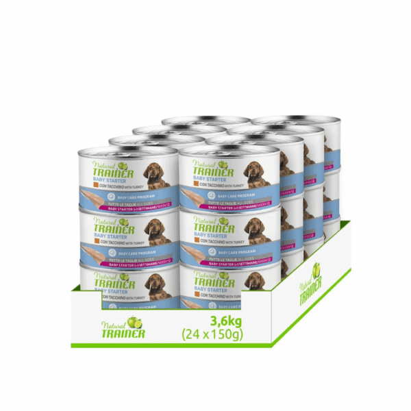 Natural Trainer Dog All Sizes Baby Starter Tacchino - 140 g - immagine 2