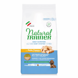 Natural Trainer Dog Daily Nutrition All Sizes Baby Starter Pollo - 1,5 kg