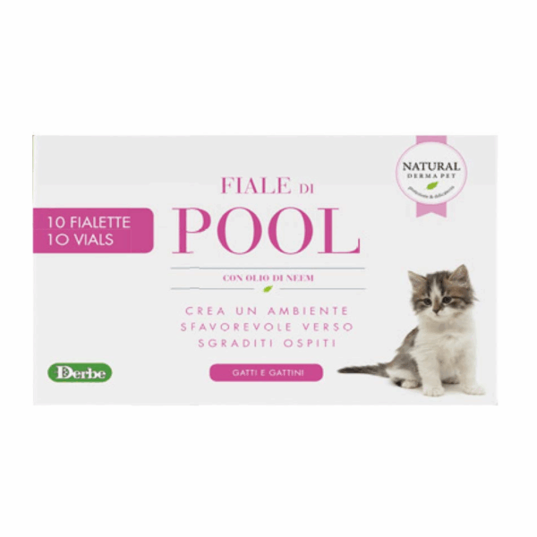 Natural Derma Pet Fiale di Pool per Gatti - 10x4ml