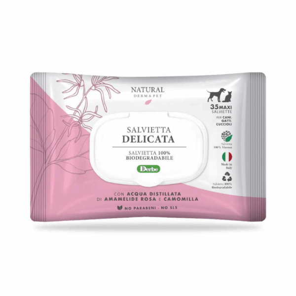 Natural Derma Pet Salviette Funzionali Delicate - 35 pz