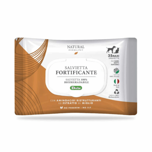 Natural Derma Pet Salviette Funzionali Fortificanti - 35 pz