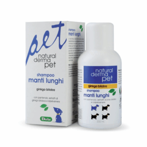 Natural Derma Pet Shampoo Manti Lunghi con Ginkgo Biloba - 200 ml