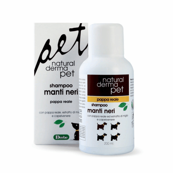 Natural Derma Pet Shampoo Manti Neri con Pappa Reale - 200 ml