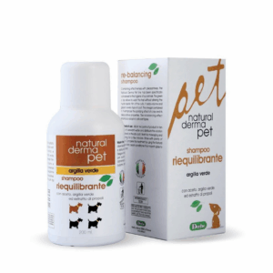 Natural Derma Pet Shampoo Riequilibrante con Argilla Verde - 200 ml