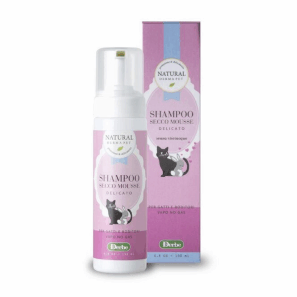 Natural Derma Pet Shampoo Secco Delicato Gatti e Roditori - 150 ml - immagine 2