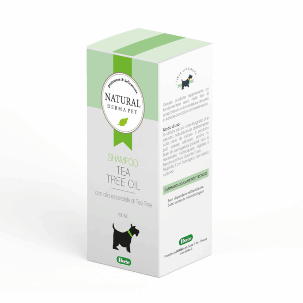 Natural Derma Pet Shampoo Tea Tree Oil - 200 ml