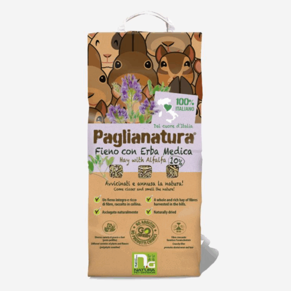 Paglianatura Fieno di Collina con Erba Medica - 1,3 kg