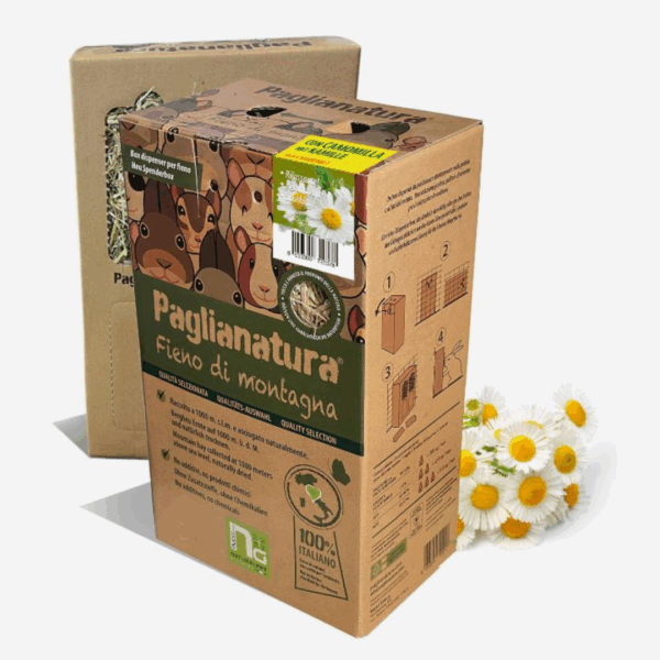 Paglianatura Fieno di Montagna Dispenser con Camomilla - 700 g