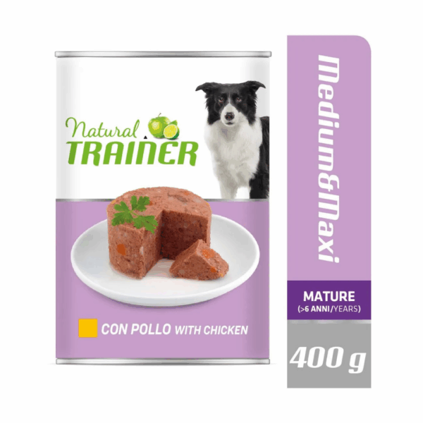 Natural Trainer Dog Medium&Maxi Mature Pollo - 400 g - immagine 3