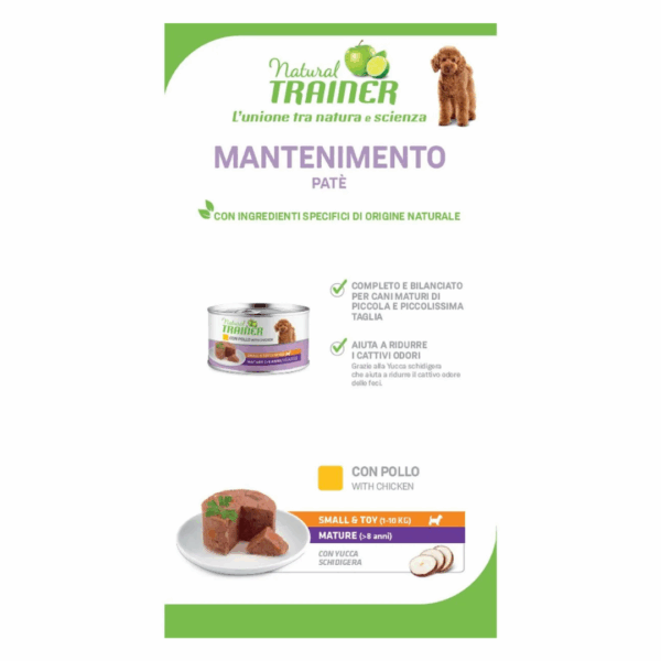 Natural Trainer Dog Small&Toy Mature Pollo - 150 g - immagine 5
