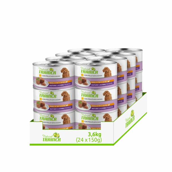 Natural Trainer Dog Small&Toy Mature Pollo - 150 g - immagine 3