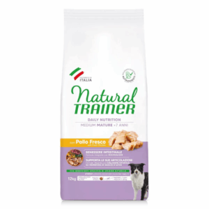 Natural Trainer Dog Daily Nutrition Medium Mature Pollo - 12 kg